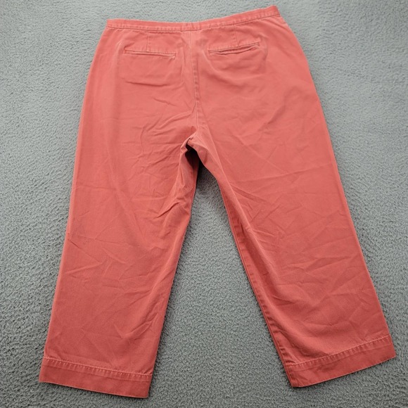 J.Crew Pants Womens 12 Pink Chinos Flat Front Barbiecore Classic Straight Leg - Picture 6 of 16